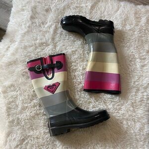 Roxy Puddles Rainboots, Size 7 Womens